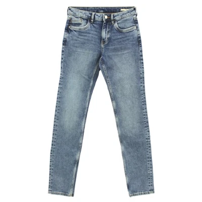 ESPRIT Damen Jeans Hose Medium Rise Slim blue used blau 33038 - Bild 1 von 2
