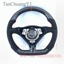 For Porsche 986 996 911 Boxster 1998-2004 Carbon Fiber Alcantara Steering Wheel