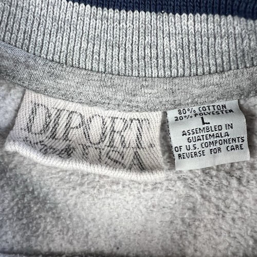 Vintage Los Angeles California Sweatshirt Ring Crewneck Diport USA Gray Fleece - Picture 8 of 13
