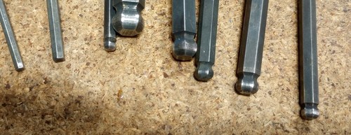 8 Bondhus T-Handle Hex Ball Drivers 7/16 To 3/8" Standard ProGuard Allen USA - Picture 4 of 4