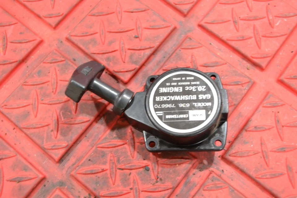 Cortasetos a gas Craftsman 636.796670 OEM arranque de retroceso Foto 3 de 4