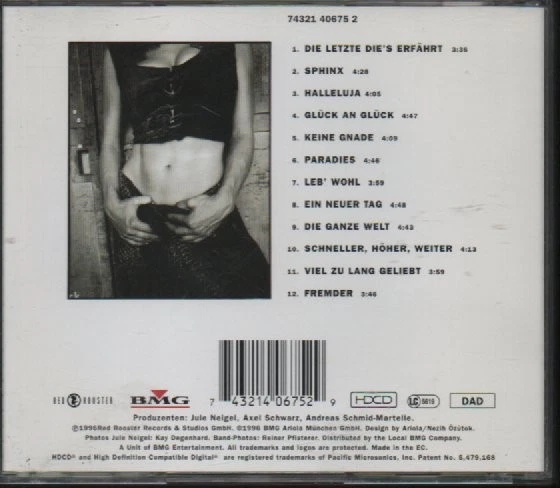 CD - JULE NEIGEL BAND - SPHINX / ZUSTAND SEHR GUT #FF93# - Bild 2 von 2