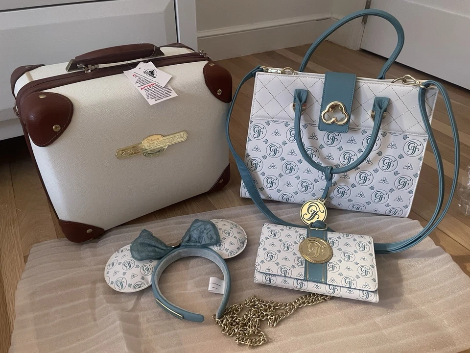 Disney Grand Floridian Resort Lote Pequeño Bandolera Equipaje Orejas Bolso Loungefly Foto 2 de 4