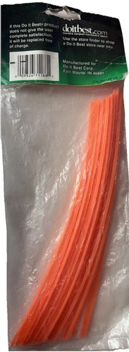 Do It Best Orange Trimmer Line Pre-Cut Fits .095 8" 25 Per Pack Quick Load Head - Picture 2 of 4