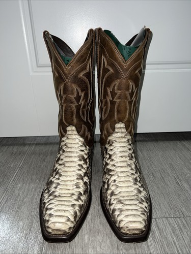 Tecovas Barton Python Leder Stiefel 9 d