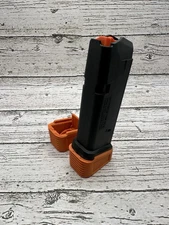 Pmag GL series Base Plate Mag Extension By 3 GL Magazines (2 Pack) Orange Burst
