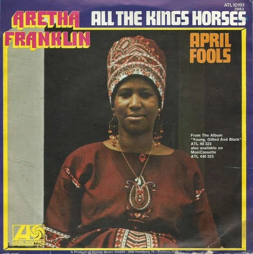 Aretha Franklin - All The King's Horses 7" Promo Vinyl Funk / Soul Soul 45262 - Bild 2 von 4