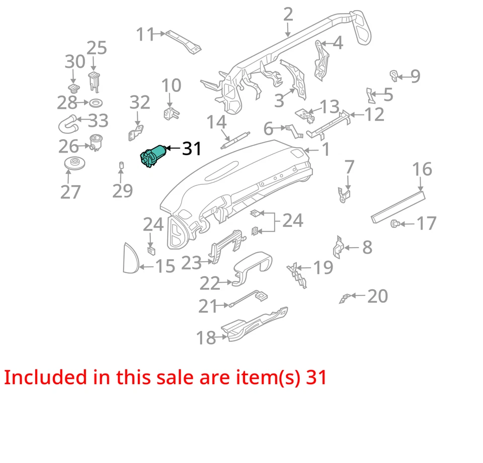 Blower Motor Model VIN D 8th Digit In Dash Booster Fits 97-02 AUDI A4 27242629 — 第 3/4 张图片
