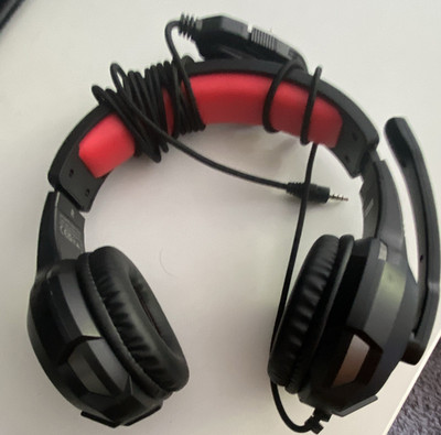 4Gamers Logitech PRO X Over-Ear Headset Boom-Mikrofon 3,5 mm Schwarz/Rot