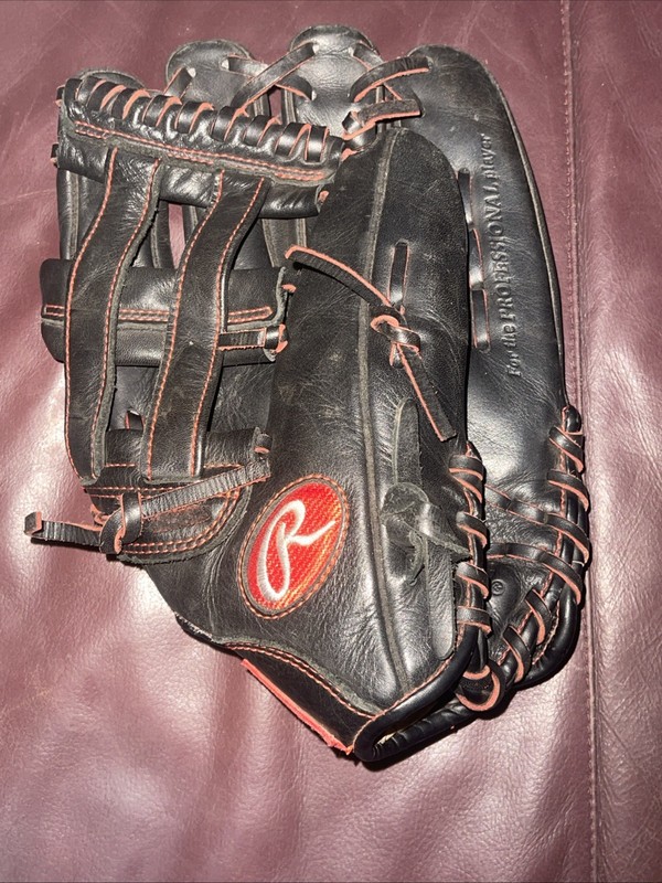 Rawlings Black R9 R9YPT6-6B 12” Youth Pro Taper RHT Baseball Glove
