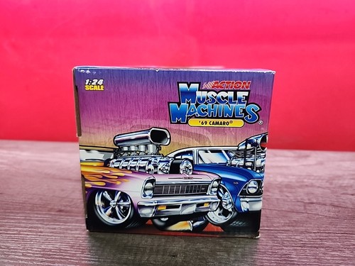 Muscle Machines 1969 Dale Earnhardt Hot Hues Chevrolet Camaro 1:24 Die Cast New - Picture 4 of 6