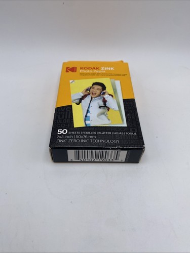 Kodak 2x3” Zink Photo Paper - 50 Sheets Sticky-Backed Photo Paper New - Afbeelding 3 van 4