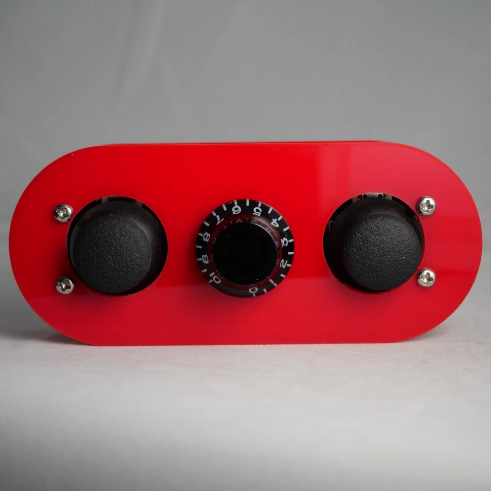 Controlador Midi Acrílico Rojo con 2 Joysticks 2 Botones Nota y 1 Potenciómetro Foto 2 de 4