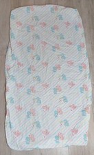Vintage 1980  s Care Bears Fitted Crib Sheet Toddler Bed Read Description