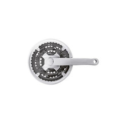 GUARNITURA TRIPLA MTB ACCIAIO 152mm NERA CPL DI PEDIVELLA SX