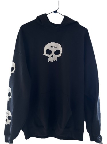 Nuevo Pullover con Capucha Negro Calavera Planchado Personalizado para Adultos Tallas S M L XL Hecho a Mano - Imagen 4 de 6