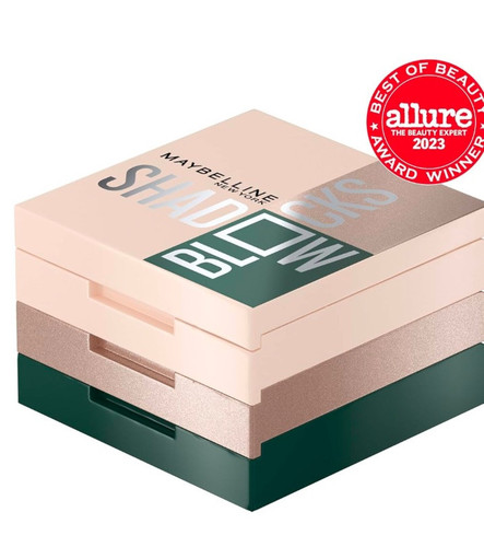 NEW Maybelline Shadow Blocks Eyeshadow Trio #50 26th and Madison Ave (Green) - Picture 2 of 5
