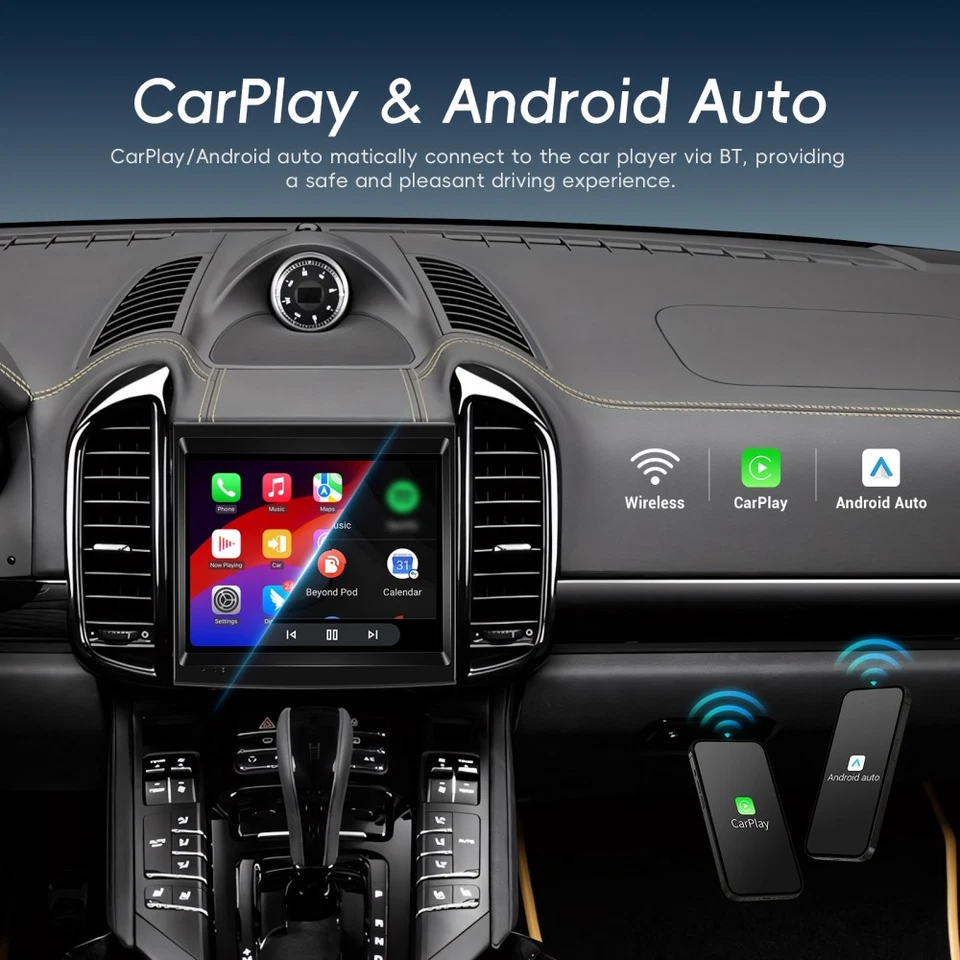8.4" Android 15 Car Radio Navi CarPlay 4+64GB for Porsche Cayenne 2010-17 Stereo Foto 4 de 4