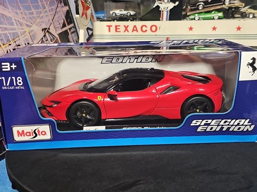 VINTAGE MAISTO FERRARI SF90 STRADALE EXOTICA SPORTS BEAUTIFUL VERY NICE CAR ๐ - Picture 21 of 24