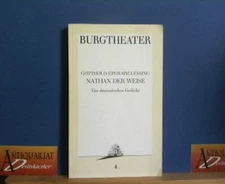 Nathan the Wise - A Dramatic Poem. (= Burgtheater Programme Book No. 4). 