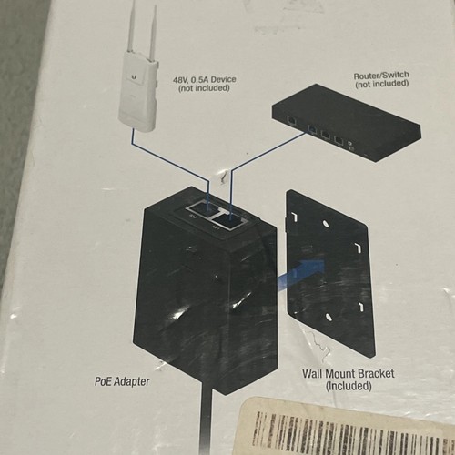 UBIQUITI Switching Mode Power Adapter 48V (0.5A) 24W (POE-48-24W) - Afbeelding 2 van 10