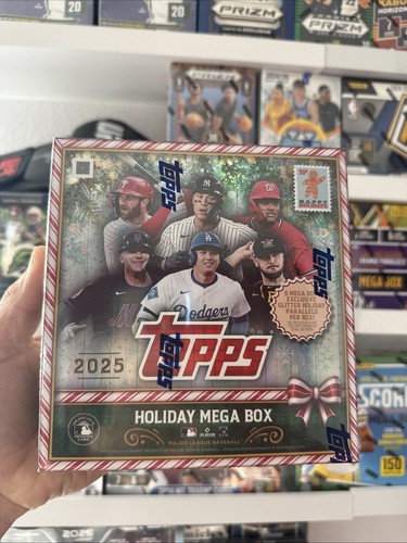 *NEW* 2025 Topps Holiday MLB Baseball Mega Box Factory Sealed - Picture 1 of 3