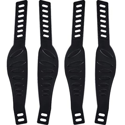 2 Pairs Exercise Bike Pedal Straps Universal Pedal Straps for Exercise Cycle 
