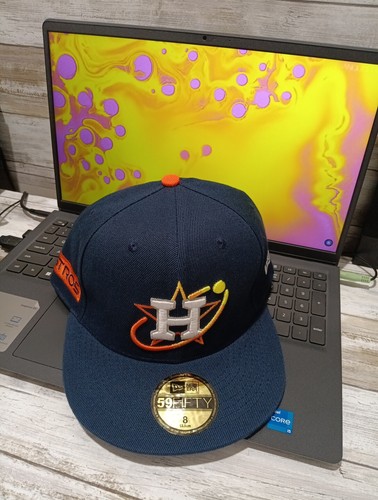 new era Astros Fitted Baseball Hat 59fifty 8 - Picture 2 of 11