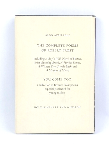 In the Clearing Robert Frost First Edition 1962 Hardcover Poetry - Imagen 2 de 17