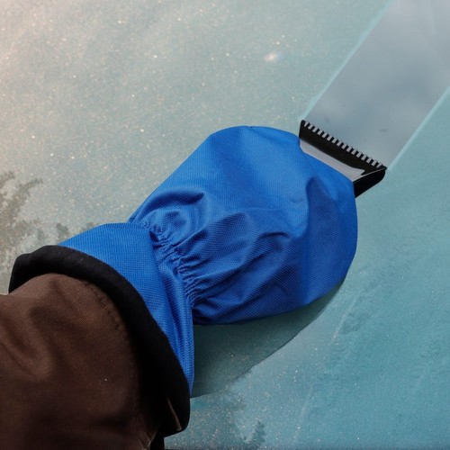 Car & Van Window Ice, Snow & Frost De-Icer Removing Scraper with Insulated Glove - Picture 3 of 3