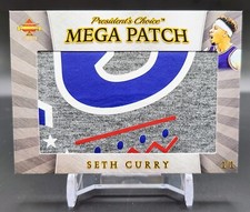 SETH CURRY #1/1 Mega Patch - President's Choice Solitaire 2.0 Update