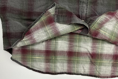 Camisa a Cuadros Sombra Hombres XXL Abotonada Manga Larga Informal Exterior Grunge Algodón - Imagen 12 de 15