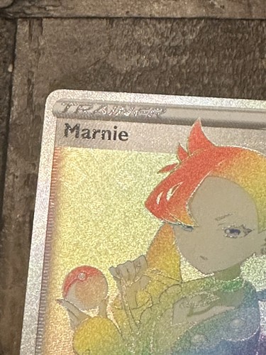Pokémon TCG Marnie Sword & Shield Base Set 208/202 Holo Secret Rare - Picture 3 of 10