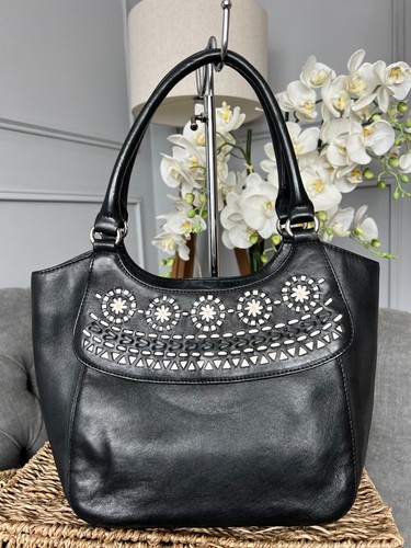 Colección @ Debenhams Bolso de Mano Cuero Negro Bolso de Hombro - Imagen 1 de 12