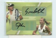 2007 ACE Tennis Crosscourt Dual Auto KATARINA SREBOTNIK / KVETA PESCHKE #D /260