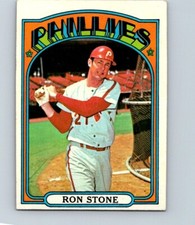   1972 TOPPS BASEBALL #528 RON STONE         MID GRADE  GX