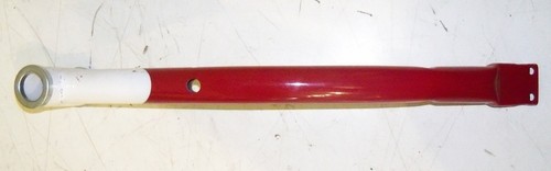 VINTAGE RED/WHITE REPLACEMENT TRICYCLE BACKBONE FRAME PARTS 424 - Picture 2 of 3