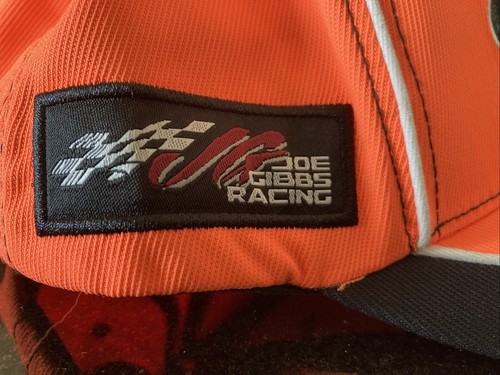 NASCAR Sombrero Bajo Pro Shops Naranja y Negro Joe Gibbs Carreras Correa Trasera Rendimiento - Imagen 5 de 7