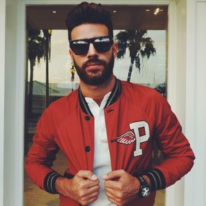 polo reversible bomber jacket