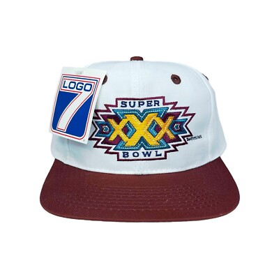 古着　superball xxx キャップ　us Vintage Super Bowl 30 XXX Hat NOS NWT NFL Football Snapback