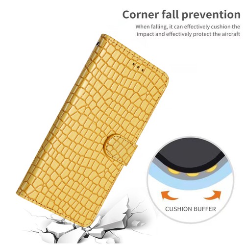 For iPhone 15 14 13 12 11 7 Crocodile Pattern PU Leather Wallet Case Phone Cover - Picture 7 of 16