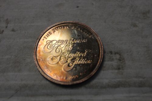Zodiac Beauties Virgo Connoisseurs Club Limited Edition 1 OZT .999 Fine Silver - Picture 2 of 5