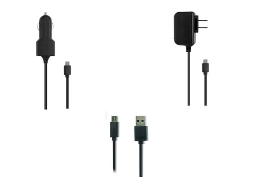 Car+Wall Charger+USB for Amazon Kindle Fire HD 10 (7th Gen Generation) SL056ZE - 第 1/6 張圖片