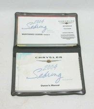 2004 Chrysler Sebring Factory Original Glovebox Owners Manual Book Portfolio