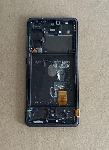 Original Samsung Galaxy S20FE Display Defekt! Gehäuse Rahmen Frame Glas Ok Black - Zdjęcie 3 z 8