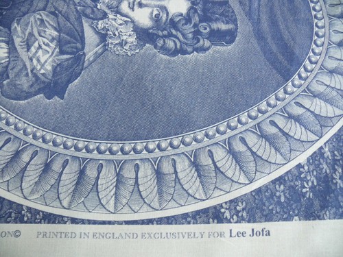 BY Lee Jofa Les Demoiselles Blue Lady’s Portrait Historical Figure TOILE DE JOUY - Picture 9 of 9