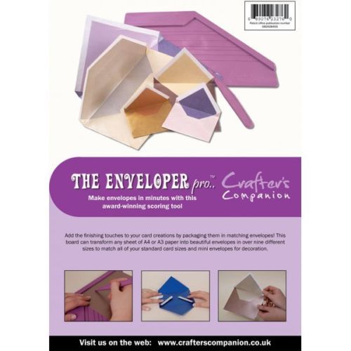 Crafters Companion ENVELOPER PRO - Embossing Board - Envelope Maker - Picture 1 of 2