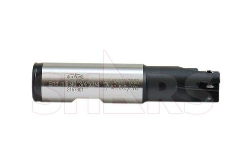 Shars CNC 3/4" 90° 3 FL Indexable End Mill APKT Insert W/Certificate New P[ - Picture 7 of 10