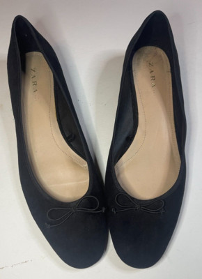 Zara Chile Bailarina Vichy Zara Zara Basic Collection Flat 3/4