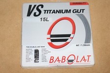 New BABOLAT VS Titanium Gut Silver 15L 44' 1.35mm 9978 - NEW